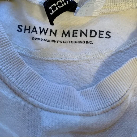 Shawn Mendes Women’s Tie Dye Crewneck Sweatshirt Size Medium Tan Pullover - Picture 5 of 8